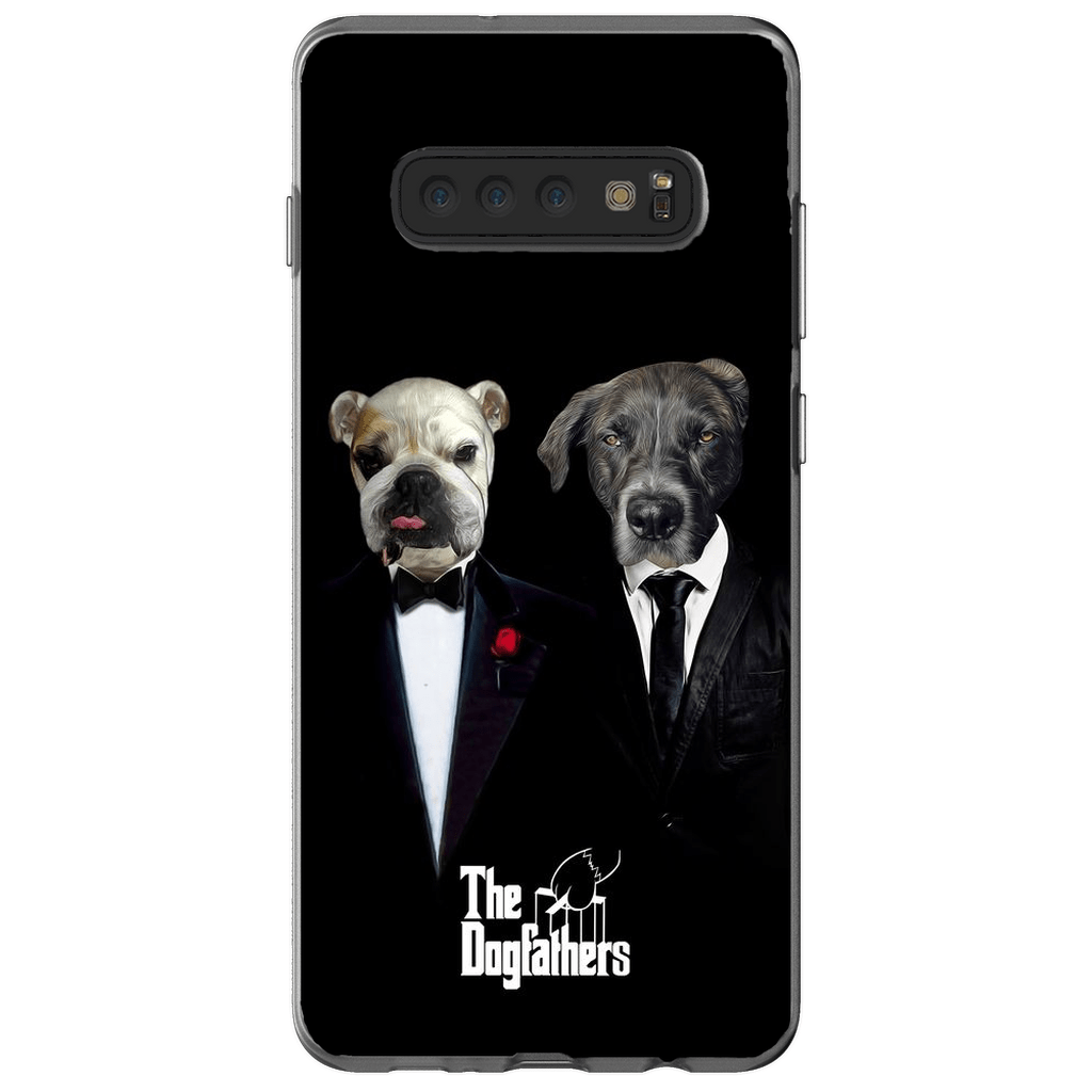 Funda personalizada para teléfono con 2 mascotas &#39;The Dogfathers&#39;