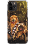 Funda personalizada para teléfono con 2 mascotas 'Chewdogga &amp; Dogg-E-Wok'