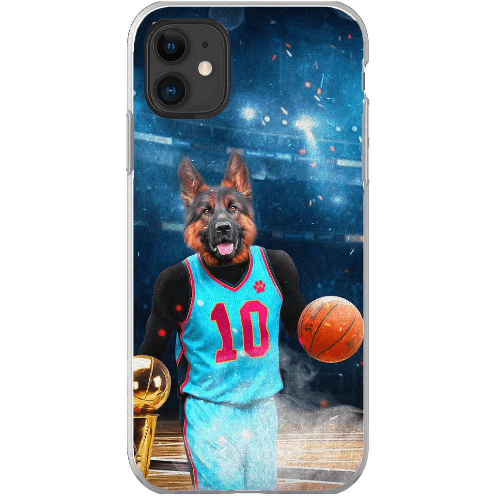 Funda para móvil personalizada &#39;El jugador de baloncesto&#39;