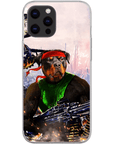 Funda para teléfono personalizada 'Rambo Doggo'