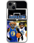 Funda personalizada para teléfono con 2 mascotas 'Golden State Doggos'