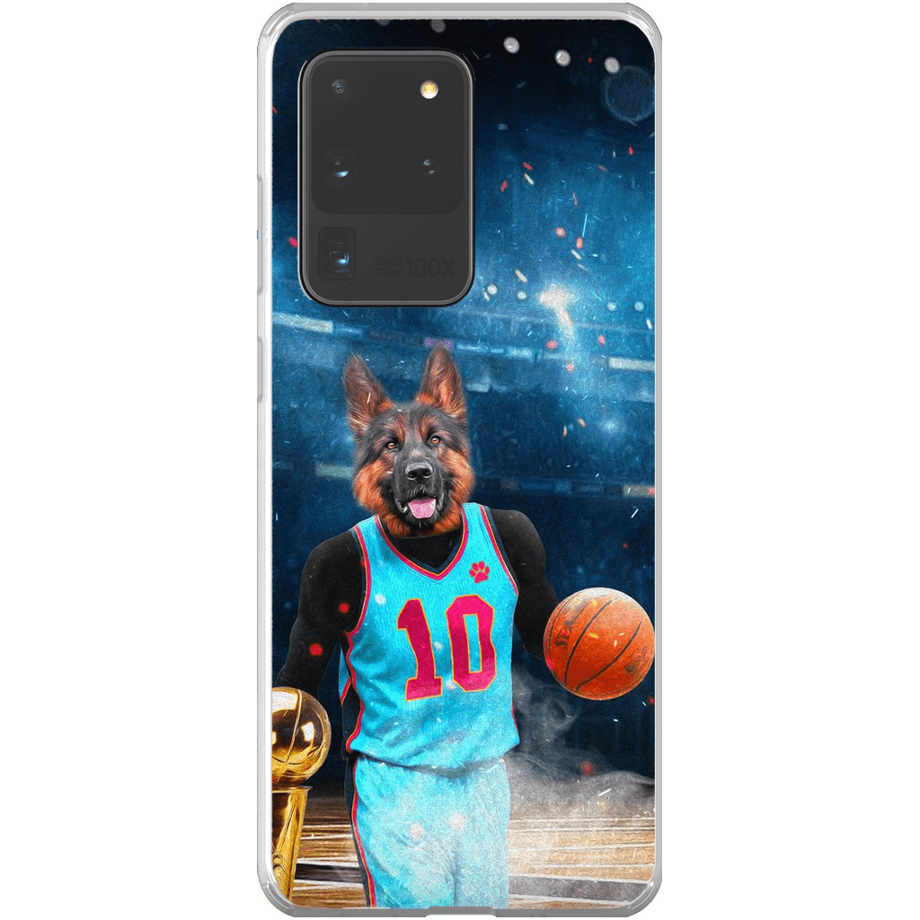 Funda para móvil personalizada &#39;El jugador de baloncesto&#39;