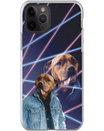 Funda personalizada para teléfono con mascota '1980s Lazer Portrait'