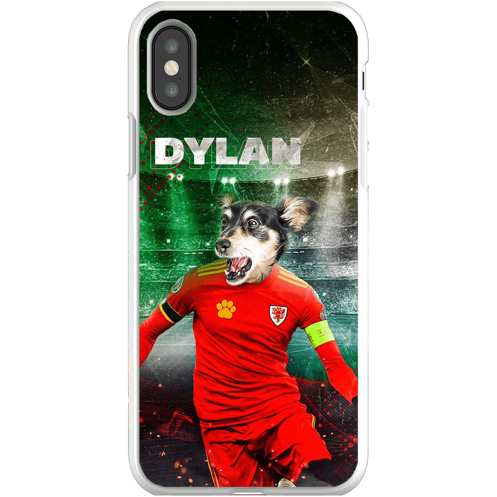 Funda para teléfono personalizada &#39;Wales Doggos Soccer&#39;