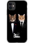 Funda personalizada para teléfono con 2 mascotas 'The Catfathers'