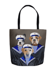 Bolsa Tote Personalizada para 3 Mascotas 'Los Marineros'