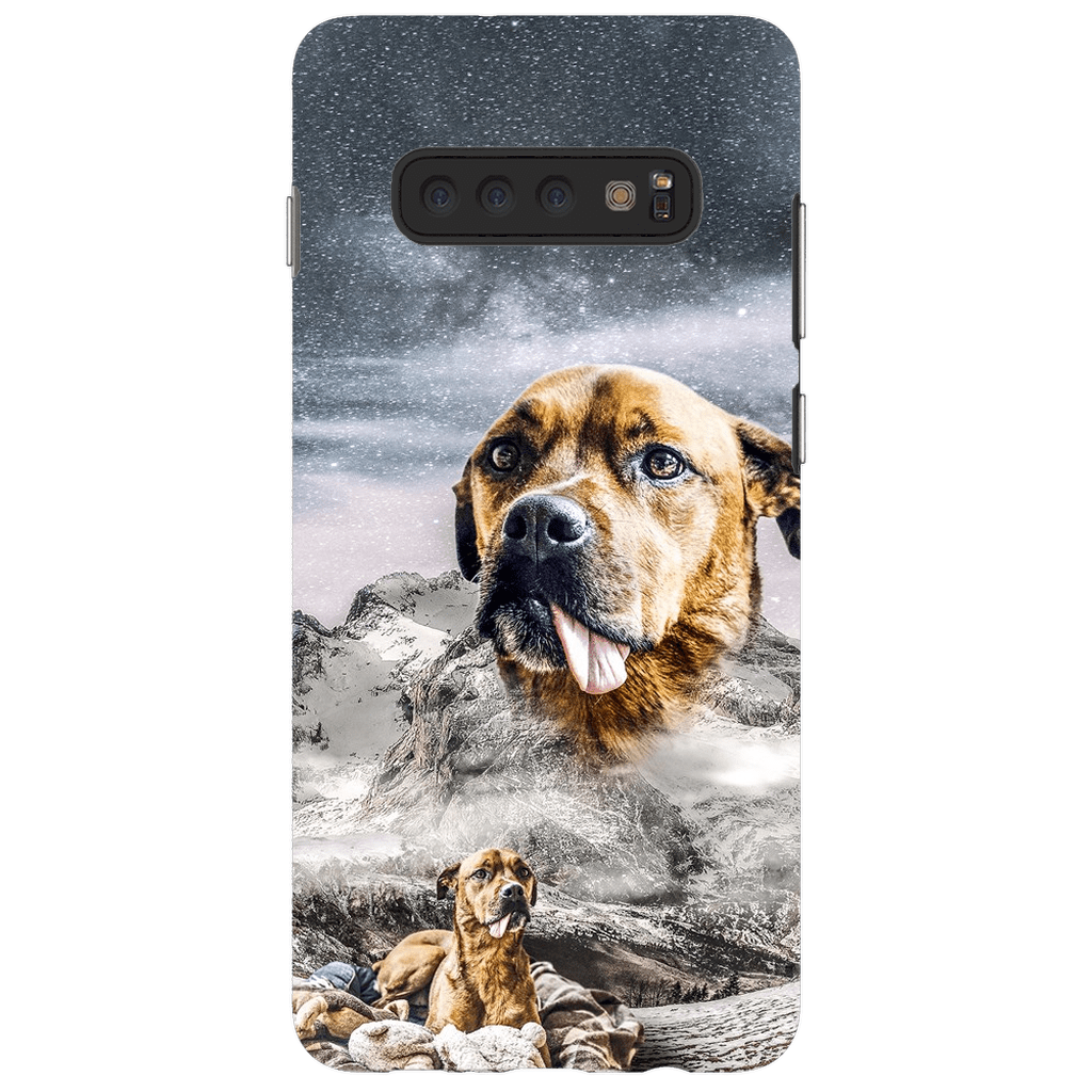 Funda para teléfono personalizada &#39;Majestic Snowy Mountain&#39;