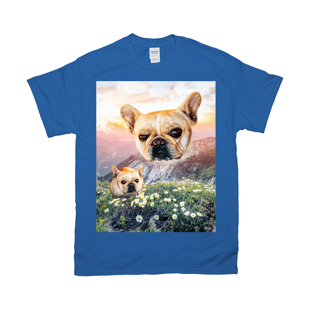 Camiseta personalizada para mascotas &#39;Majestic Mountain Valley&#39; 