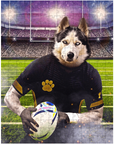 Puzzle personalizado para mascotas 'El jugador de rugby'