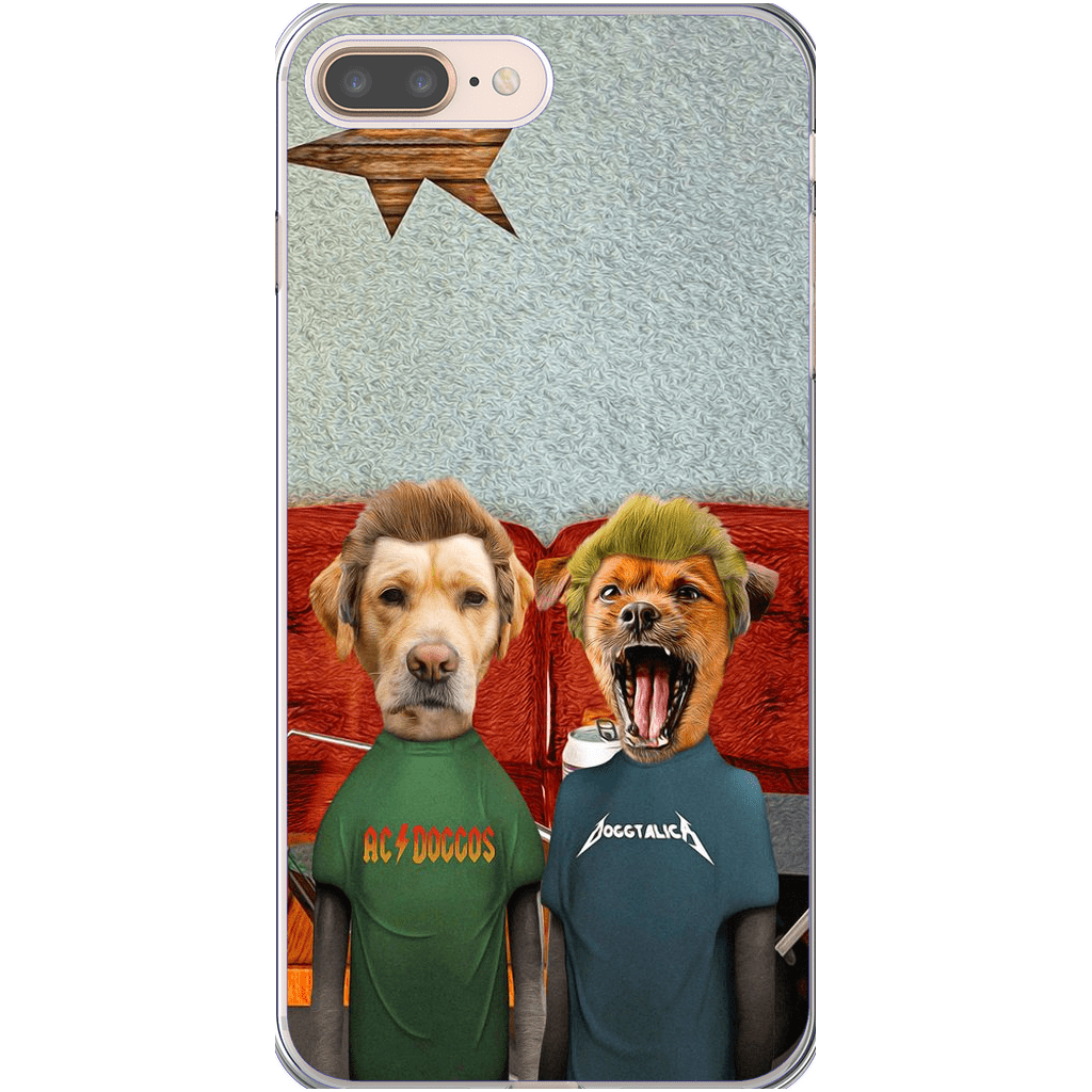 Funda personalizada para teléfono con 2 mascotas &#39;Beavis y Buttsniffer&#39;