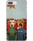 Funda personalizada para teléfono con 2 mascotas 'Beavis y Buttsniffer'