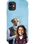 Funda para teléfono personalizada 'Step Doggo &amp; Human (hembra)'