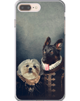 Funda personalizada para teléfono con 2 mascotas 'Duque y Duquesa'