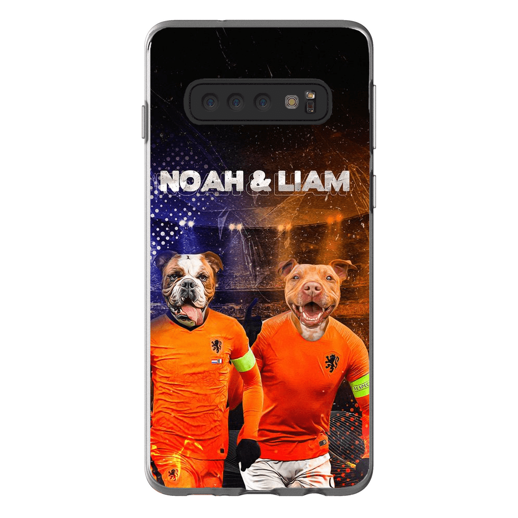 Funda personalizada para teléfono con 2 mascotas &#39;Holland Doggos&#39;