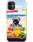 Funda para móvil personalizada 'El perro de la playa'