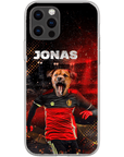 Funda para móvil personalizada 'Belgium Doggos Soccer'