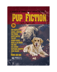 Lienzo personalizado para 2 mascotas 'Pup Fiction'