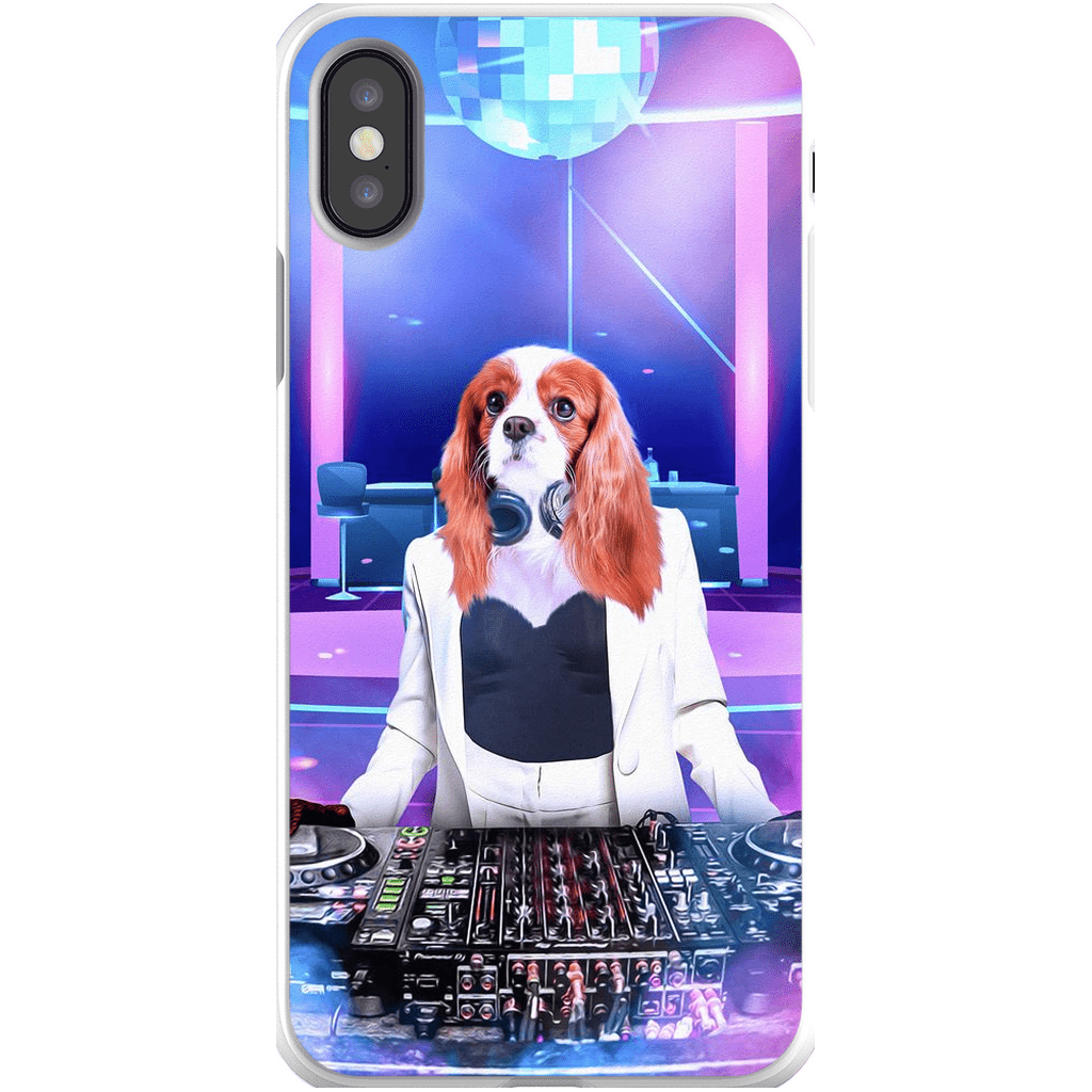 Funda para móvil personalizada &#39;La DJ femenina&#39;