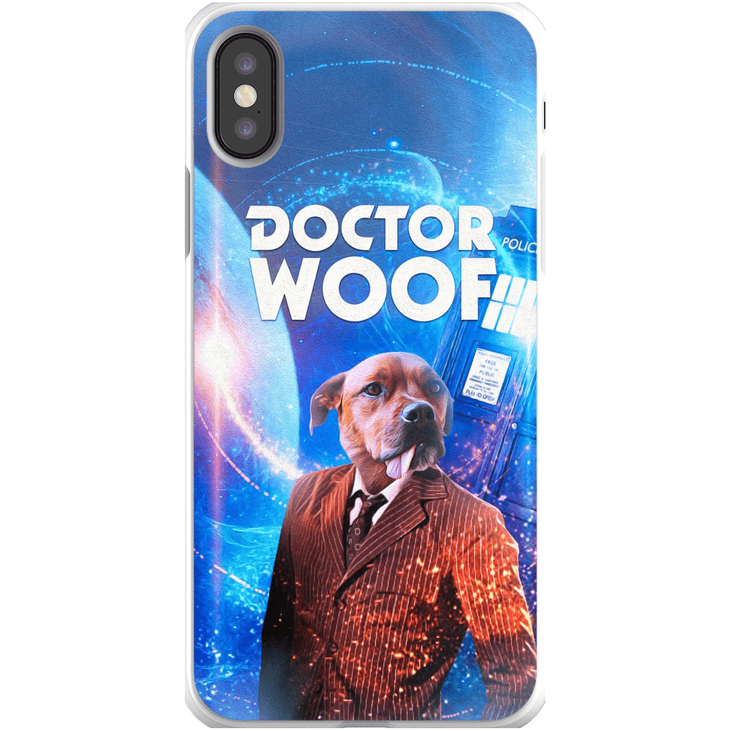 &#39;Dr. Funda de teléfono personalizada Woof (masculino)