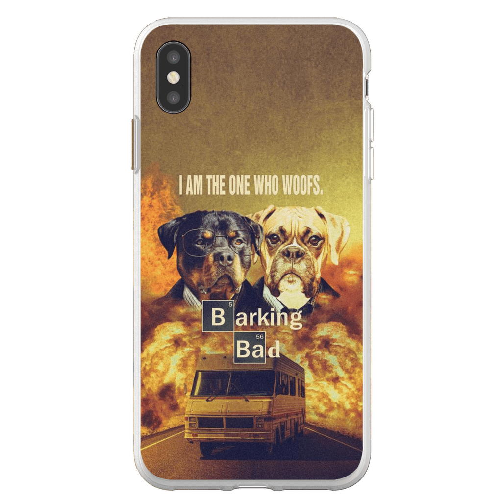 Funda personalizada para teléfono con 2 mascotas &#39;Barking Bad&#39;