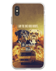 Funda personalizada para teléfono con 2 mascotas 'Barking Bad'