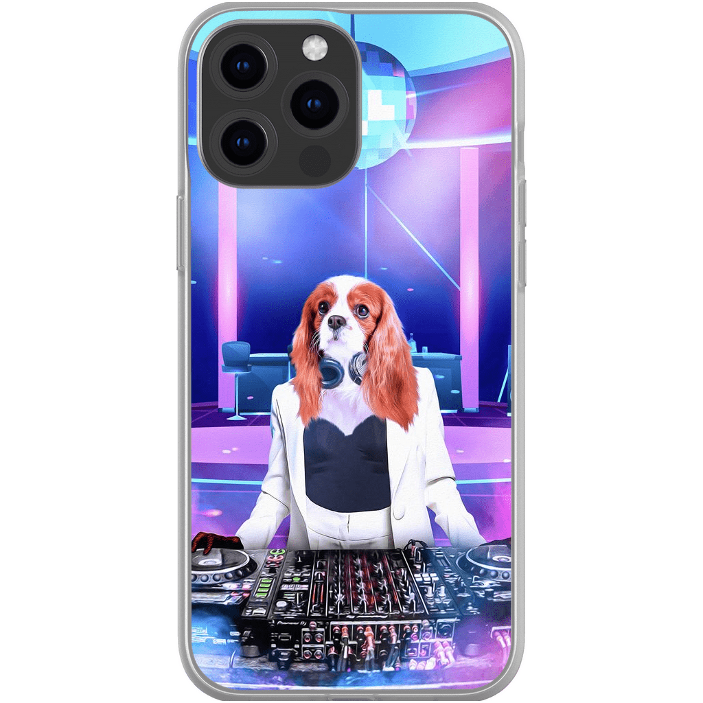 Funda para móvil personalizada &#39;La DJ femenina&#39;