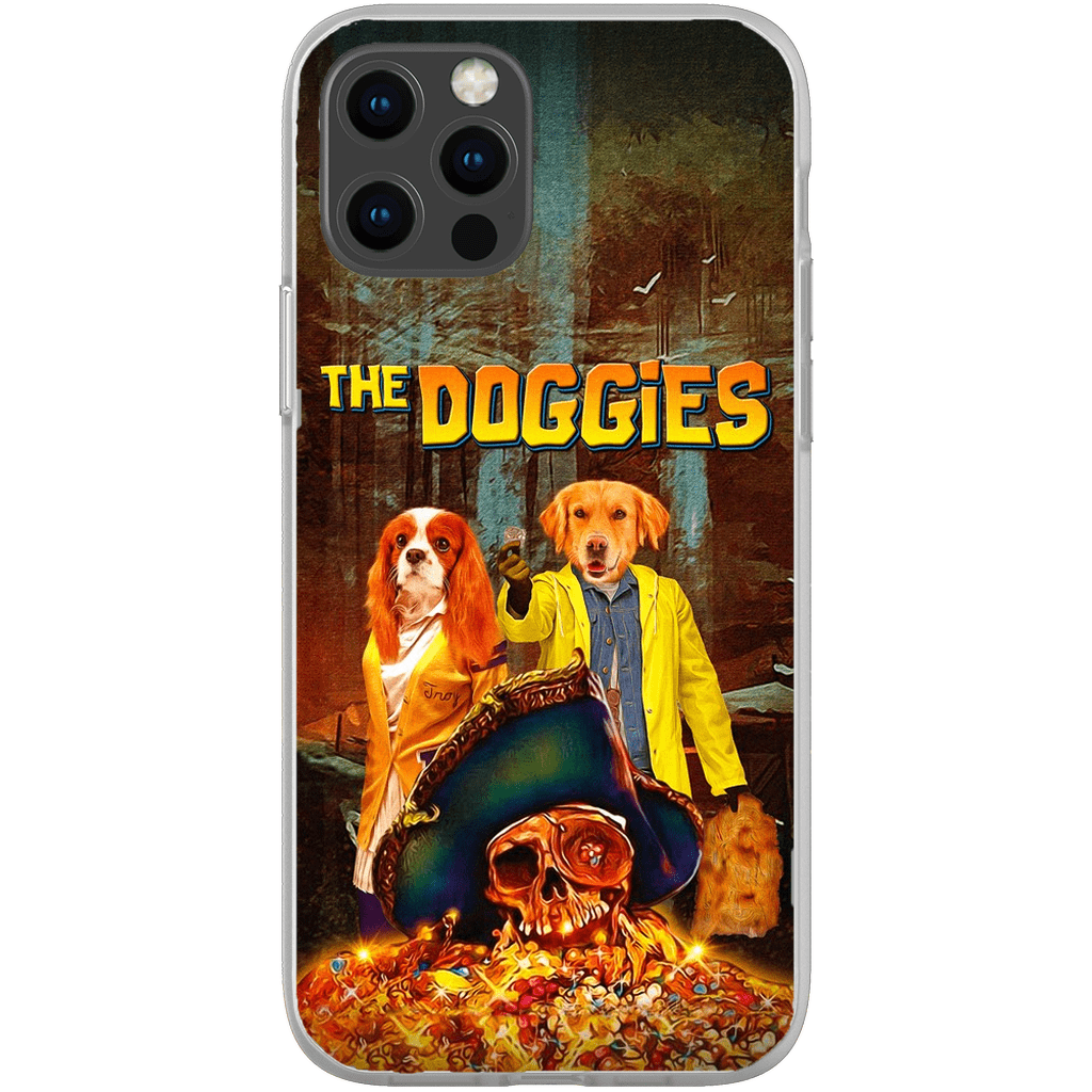 Funda personalizada para teléfono con 2 mascotas &#39;The Doggies&#39;