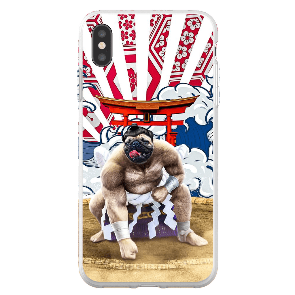 Funda para móvil personalizada &#39;El luchador de sumo&#39;