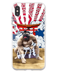 Funda para móvil personalizada 'El luchador de sumo'