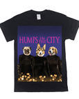 Camiseta personalizada con 3 mascotas 'Humps in the City'