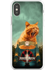 Funda para móvil personalizada 'Jurassic Meow'