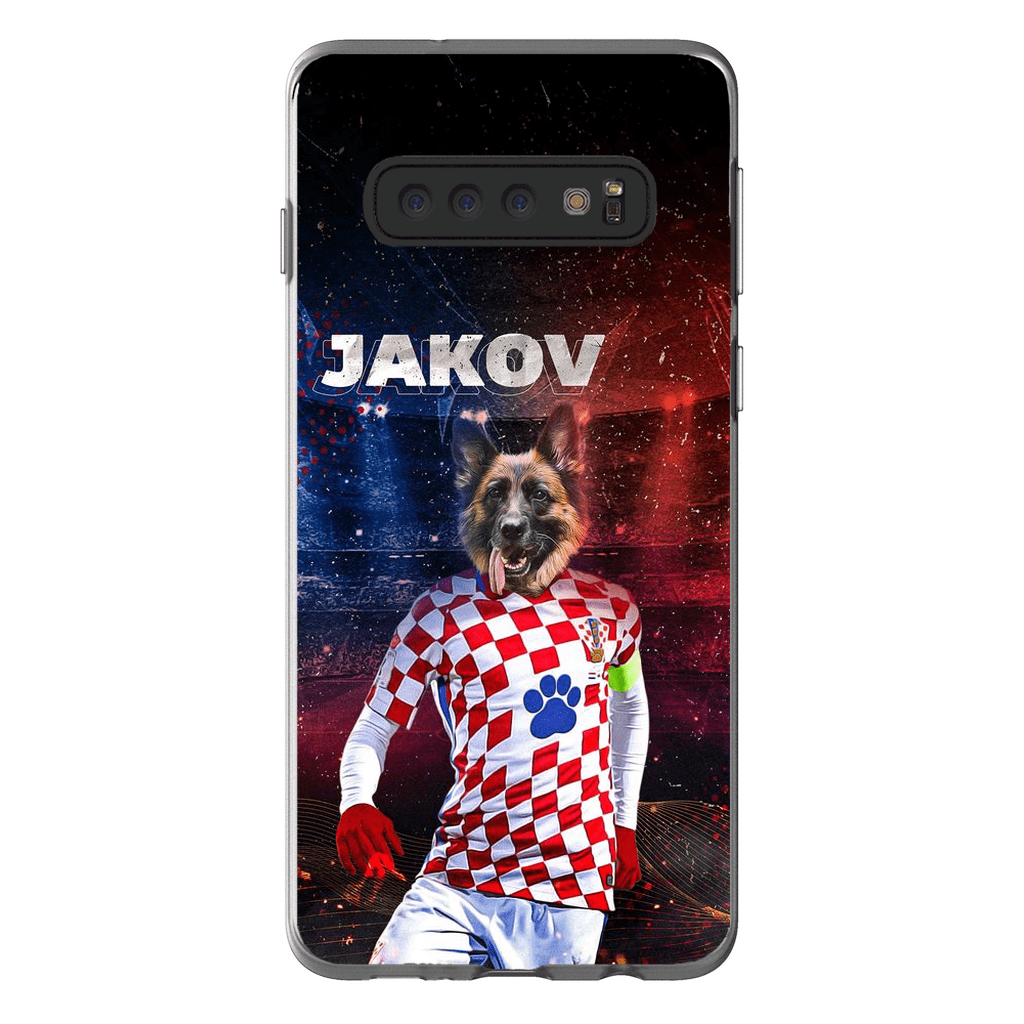 Funda para móvil personalizada &#39;Croacia Doggos Soccer&#39;