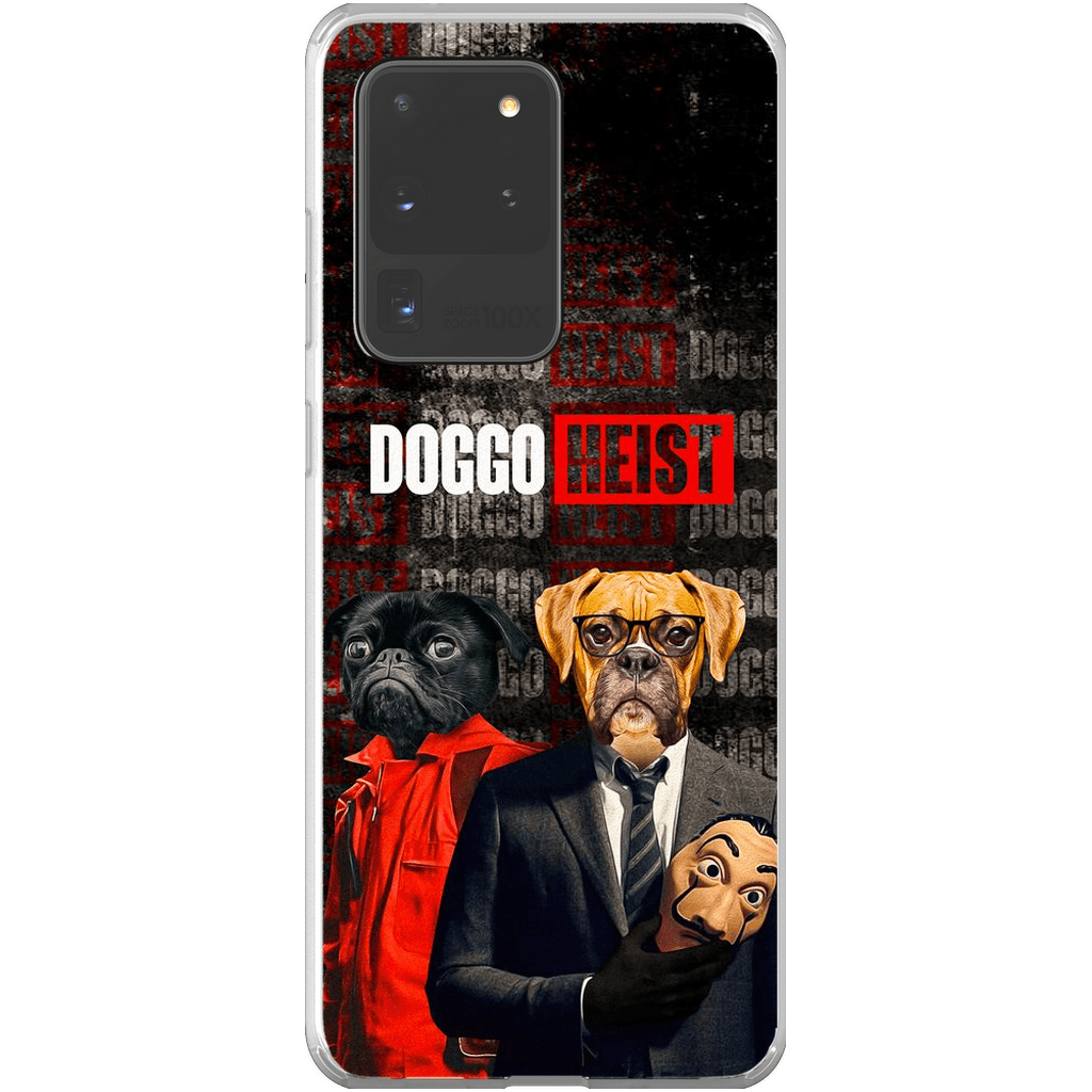 Funda personalizada para teléfono con 2 mascotas &#39;Doggo Heist&#39;