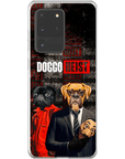 Funda personalizada para teléfono con 2 mascotas 'Doggo Heist'