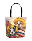 Bolsa de mano personalizada para 2 mascotas '2 Amigos'