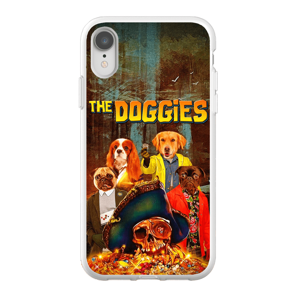 &#39;The Doggies&#39; Funda personalizada para teléfono con 4 mascotas