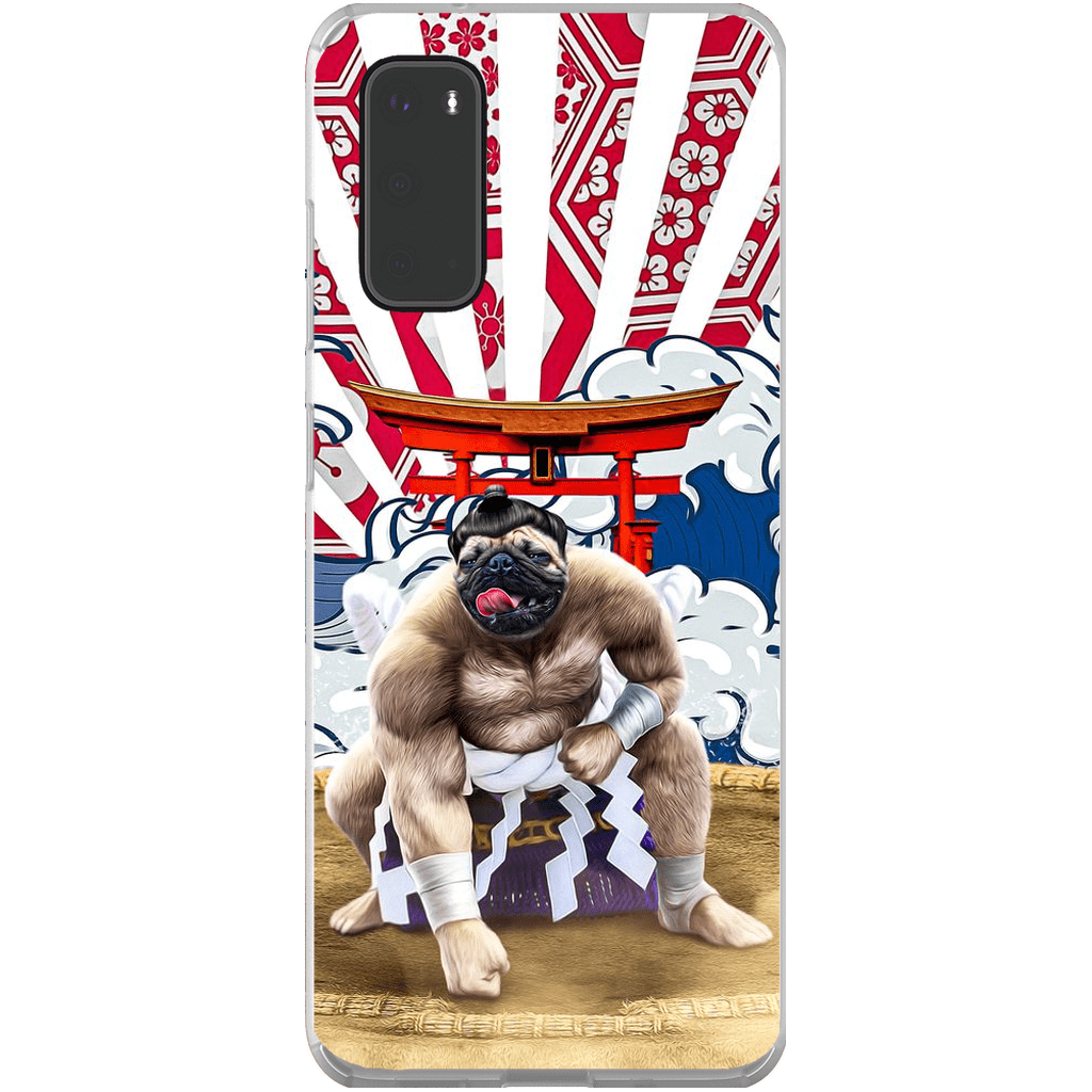 Funda para móvil personalizada &#39;El luchador de sumo&#39;