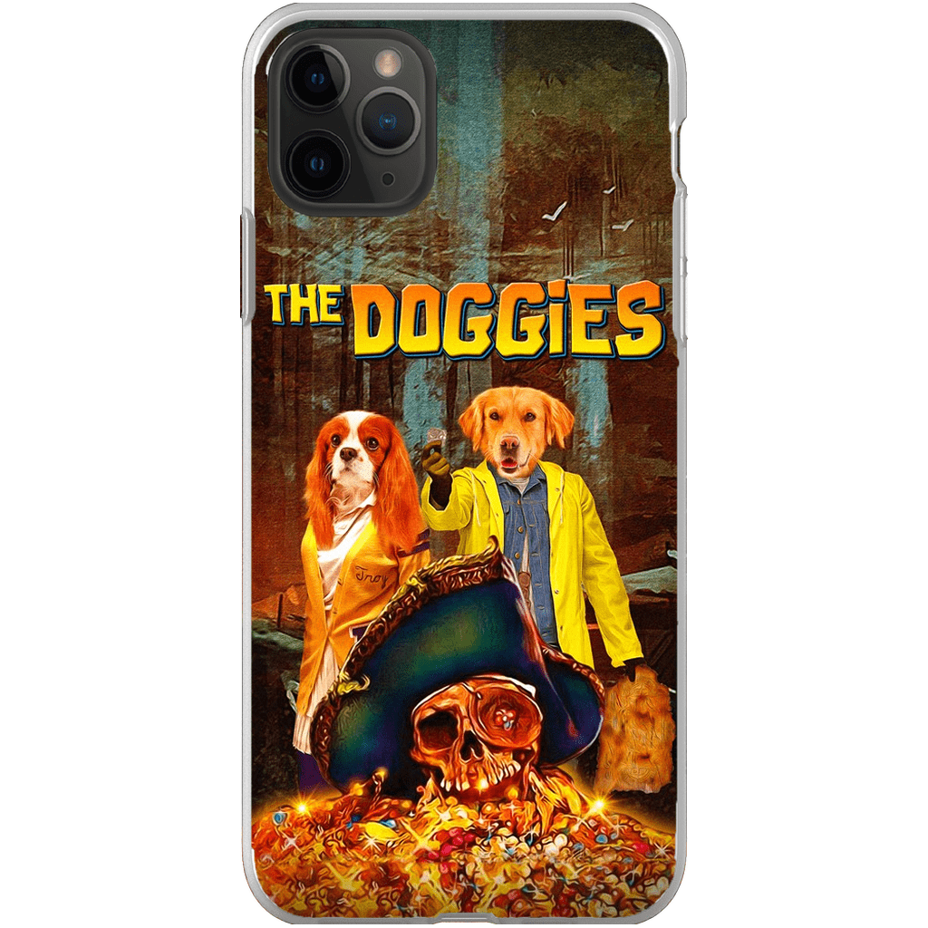 Funda personalizada para teléfono con 2 mascotas &#39;The Doggies&#39;