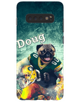 Funda personalizada para teléfono con perro 'Green Bay Doggos'