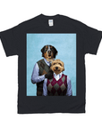 Camiseta personalizada para 2 mascotas 'Step Doggo &amp; Doggette' 