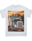 Camiseta personalizada con 2 mascotas 'The Truckers'