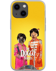 Funda personalizada para teléfono con 2 mascotas 'The Doggo Beatles'