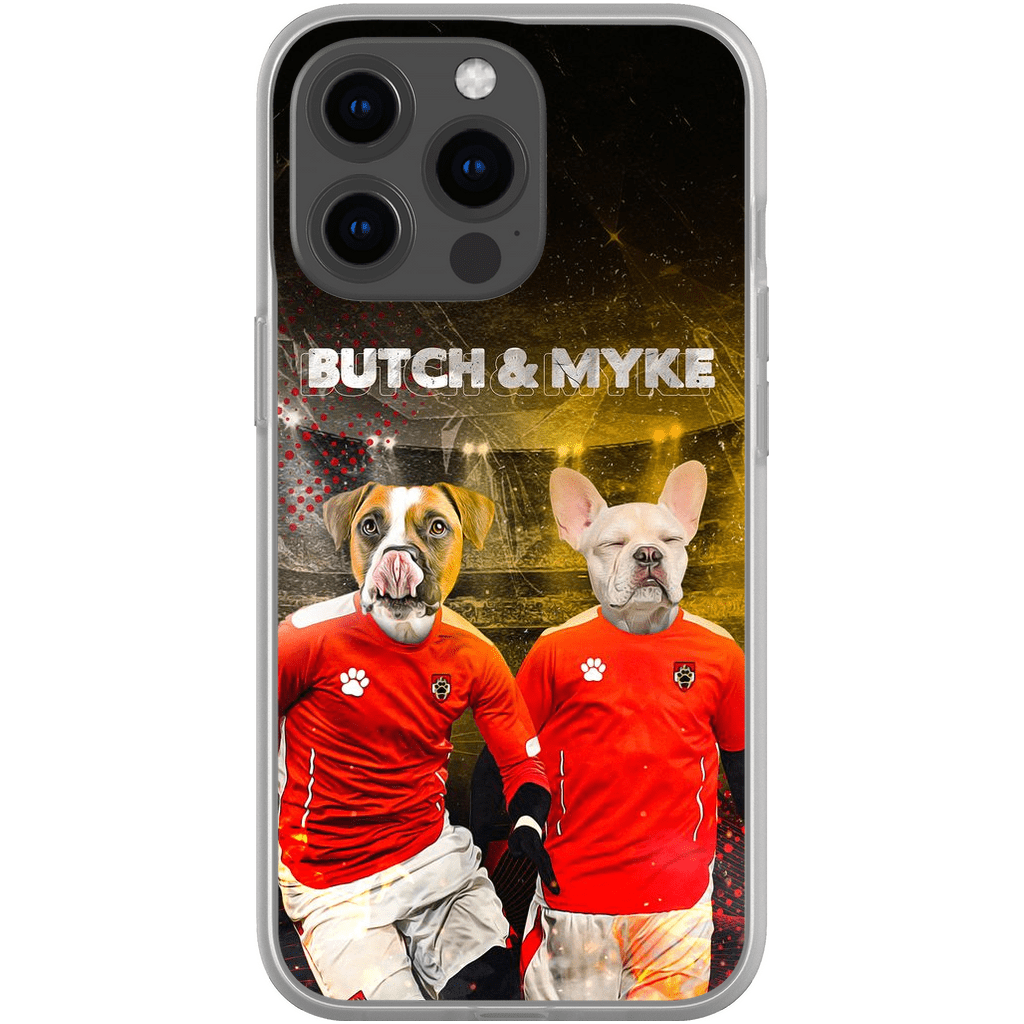 &#39;Austria Doggos&#39; Funda personalizada para teléfono con 2 mascotas