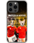 'Austria Doggos' Funda personalizada para teléfono con 2 mascotas