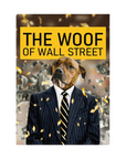 Lienzo personalizado para mascotas 'La trama de Wall Street'