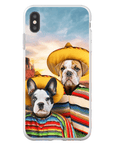 '2 Amigos' Funda personalizada para teléfono con 2 mascotas