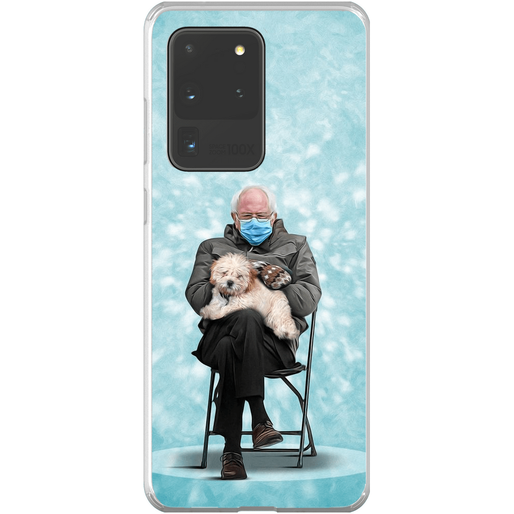 Funda para móvil personalizada &#39;Bernard y su mascota&#39;