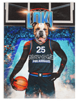 Manta personalizada para mascotas 'Philadoggos 76ers'