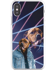 Funda personalizada para teléfono con mascota '1980s Lazer Portrait'