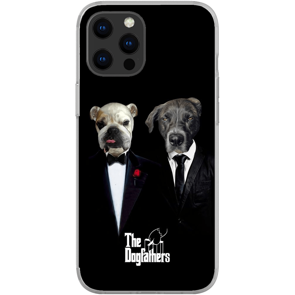 Funda personalizada para teléfono con 2 mascotas &#39;The Dogfathers&#39;